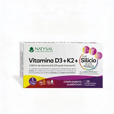 Vitamina D3 + K2 + Silicio